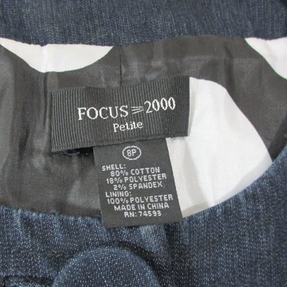 Focus 2000 Petite Boxy Denim Jacket - Picture 5 of 6